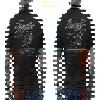 1963 Impala Low Rider Kustom Lead Sled Hot Rod Muscle Car Men's Back Print T-Shirt - Monsterry