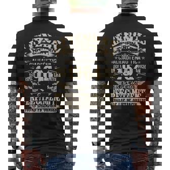 1964 Envejecido Perfectamente Año De Nacimiento Camiseta Hombre Estampado Espalda - Regaloses
