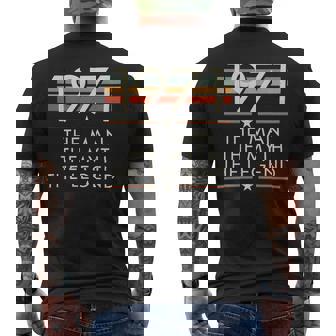 1971 The Man The Myth The Legend Men's T-shirt Back Print | Mazezy
