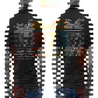 1973 Original Parts Men's T-shirt Back Print | Mazezy
