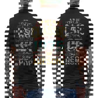 1975 Classic Genuine Quality 2025 Men's T-shirt Back Print | Mazezy