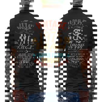 1975 Genuine Original Parts Men's T-shirt Back Print | Mazezy