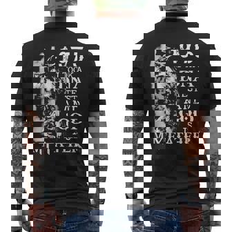 1975 God Is My Father Men's T-shirt Back Print | Mazezy