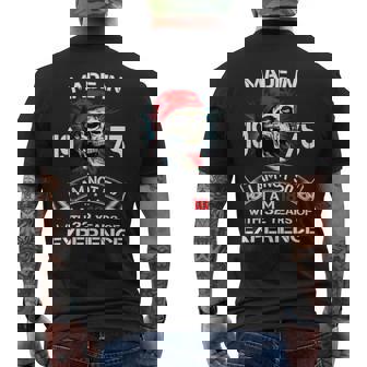 1975 Years Of E-Perience 2025 Men's T-shirt Back Print | Mazezy