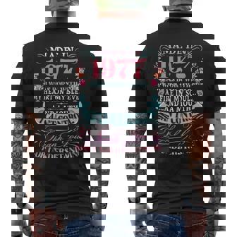 1977 Thank You For Understanding Men's T-shirt Back Print | Mazezy