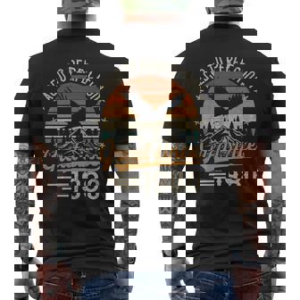 1980 Aged To Perfection Men's T-shirt Back Print | Mazezy