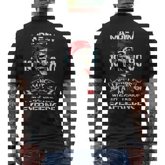 1980 Years Of E-Perience 2025 Men's T-shirt Back Print | Mazezy