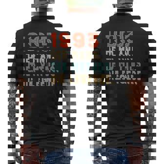 1993 Der Mann Der Mythos Die Legende T-Shirt mit Rückendruck - Geschenkecke