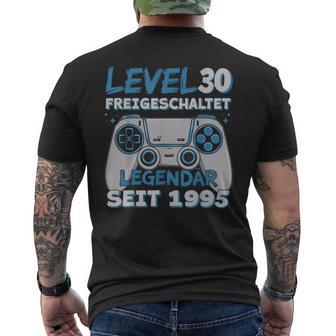 1995 Birthday Man 30Th Decoration 30S 30Th Birthday T-Shirt mit Rückendruck - Geschenkecke