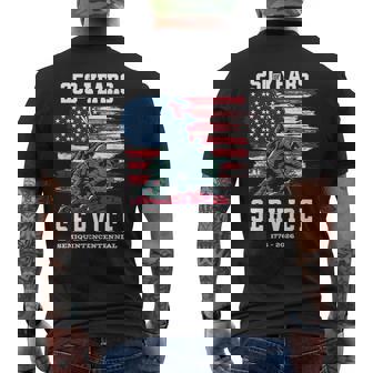 250 Years America Anniversary 250Th Independence Day Men's T-shirt Back Print - Monsterry