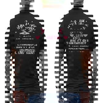 I Have 3 Hobbies Crafting Crafter Craft Men's Back Print T-Shirt - Monsterry