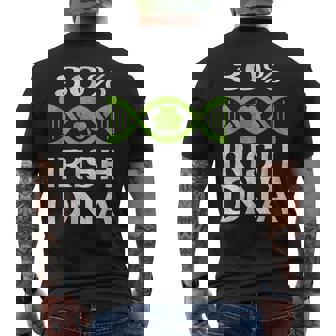 30 Irish DNA St Patrick's Day DNA Strand Shirt Men's Back Print T-Shirt - Monsterry
