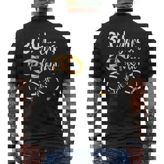 30 Years Down Forever To Go Couple 30th Wedding Anniversary Men's Back Print T-Shirt - Monsterry