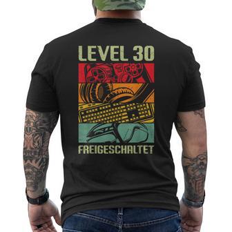 30Th Birthday Man Decorative Gamer Gamer Gamer For 30 Years Man T-Shirt mit Rückendruck - Geschenkecke