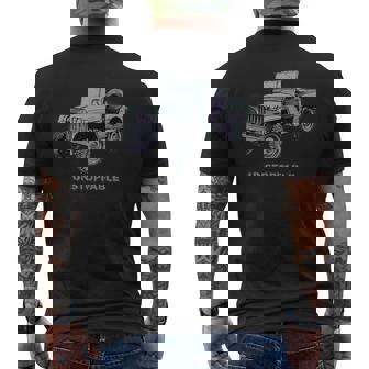 4-Wheel Drive Car Art Men's Back Print T-Shirt - Monsterry