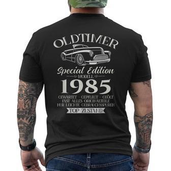 40Th Birthday Manintageintage 1985 T-Shirt mit Rückendruck - Geschenkecke