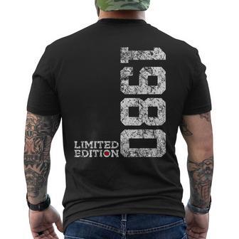 43 Jahre 43Rd Birthday Limited Edition 1980 T-Shirt mit Rückendruck - Geschenkecke