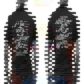 47Th President Donald Trump Inauguration Day Graphic Men's T-shirt Back Print - Seseable