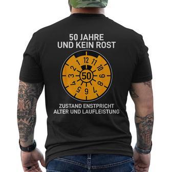 50 Geburtstag Mann Frau 50 Jahre Deko 1975 Geschenk Lustig T-Shirt mit Rückendruck - Geschenkecke