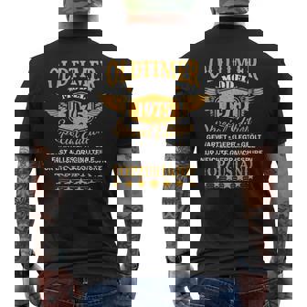 50Th Birthday Man 50 Years Oldintage Car 1975 Decorative T-Shirt mit Rückendruck - Geschenkecke