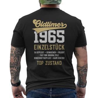 58 Jahre Oldtimer 1965Intage 58Th Birthday T-Shirt mit Rückendruck - Geschenkecke