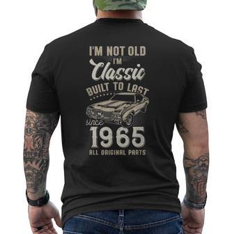 60 Geburtstag Geboren 1965 Oldtimer T-Shirt mit Rückendruck - Geschenkecke