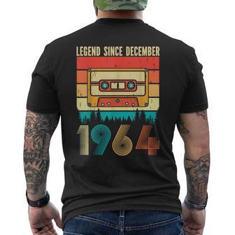 60 Years Old Legend Since December 1964 60Th Birthday T-Shirt mit Rückendruck - Geschenkecke