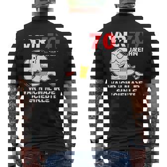 70Th Birthday Man 70 Years Decoration 70S 70Th Birthday T-Shirt mit Rückendruck - Geschenkecke