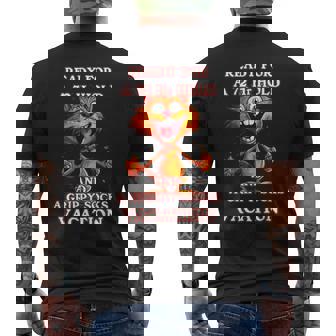 72 Hour Hold Grippy Socks Vacation Moms Dads Break Men's Back Print T-Shirt - Monsterry