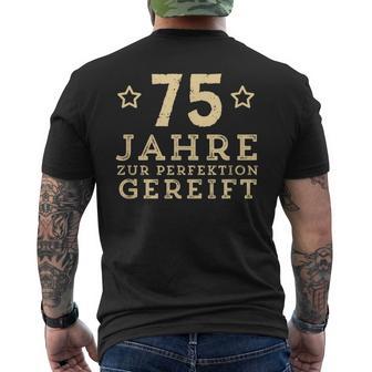 75Th Birthday 1943 Born Idea T-Shirt mit Rückendruck - Geschenkecke