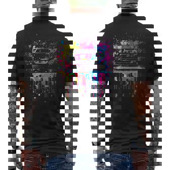 80S 90S Retro Party Fancy Dress Cassette T-Shirt mit Rückendruck - Geschenkecke