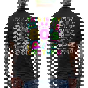 This Is My 80S Costume 80'S Style Eighties Retro Party Men's T-shirt Back Print | Seseable UK