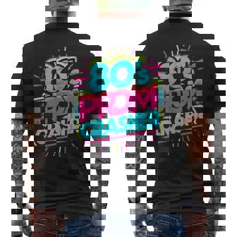 80'S Prom Crasher Prom Theme Party Distressed Men's T-shirt Back Print | Seseable CA
