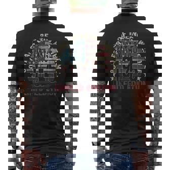 80Th Birthday Vintage Born 1945 Turning 80 Year Old Men's T-shirt Back Print | Mazezy