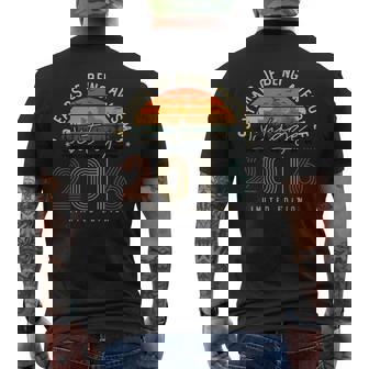 9 Year Old Vintage 2016 Limited Edition 9Th Birthday Men's T-shirt Back Print - Thegiftio UK