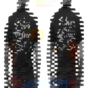 9 Years Down Forever To Go Couple 9th Wedding Anniversary Men's Back Print T-Shirt - Monsterry