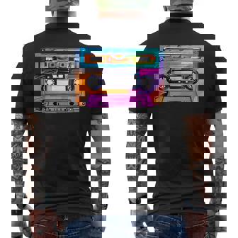 90S Party Outfit Cassette Retrointage 80S T-Shirt mit Rückendruck - Geschenkecke