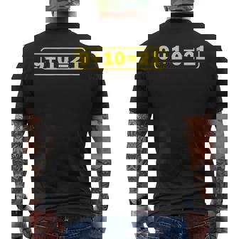 910 21 What's 9 Plus 10 Math Citation Deigne Humoristique T-shirt imprimé au dos - Cadeauxyz