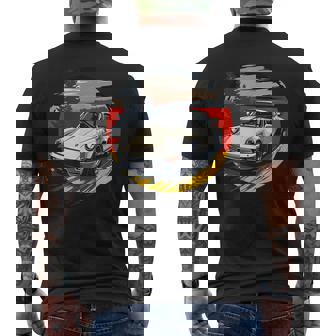 911 Retrointage 964 Turbo Coche Clásico Pista Automotriz Camiseta Hombre Estampado Espalda - Regaloses