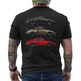 930 Turbo 911 992 964 996 4Th Of July American T-Shirt mit Rückendruck - Geschenkecke