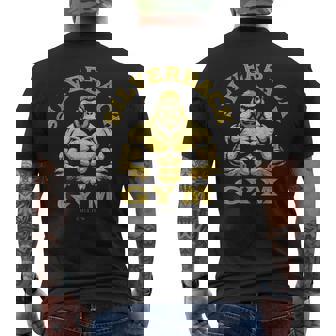 964 Silverback Gorillaêtements De Gym Musculation Classe T-shirt imprimé au dos - Cadeauxyz