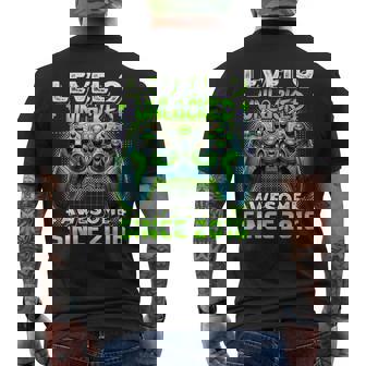 9Th Birthday Boy Level 9 Gamer 9 Year Video Game Party Men's T-shirt Back Print | Seseable UK