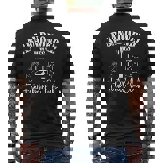 Abandoned Wives Football Club Hello Football Season Game Day Men's T-shirt Back Print | Mazezy
