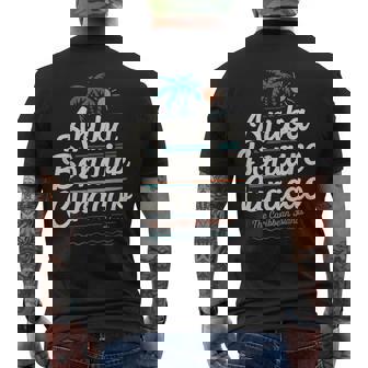 ABC Caribbean Islands Aruba Bonaire CuraçAo Cruise Vacation Men's Back Print T-Shirt - Monsterry