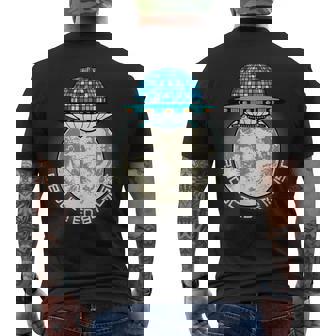 Abducted By Music Ufo Alien Space Club Festival Men's Back Print T-Shirt - Monsterry