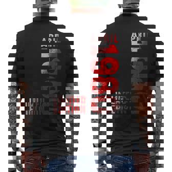 Abril 1980 Año Legendario 1980 Retro 1980Intage 1980 Sin Mangas Camiseta Hombre Estampado Espalda - Regaloses