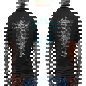 Abstract Jesus Christian Faith Tee Men's Back Print T-Shirt - Monsterry