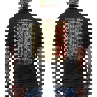 Accordéon Instrument De Musique Illustration Graphique Accordéon T-shirt imprimé au dos - Cadeauxyz