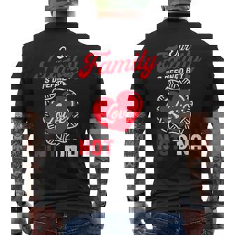 Adopt Gotcha Family Defined By Love Adoption Day Men's Back Print T-Shirt - Monsterry