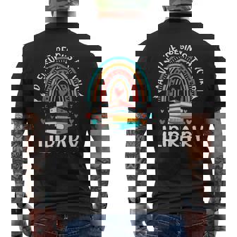 Adventure Begins At Your Library Summer Reading 2024 Rainbow Men's Back Print T-Shirt - Monsterry